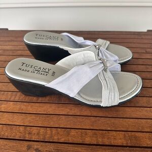 Tuscany women’s wedge sandals size 10